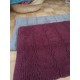 Miękki dywanik łazienkowy 40x60 100% bawełna paski szary