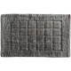 Miękki dywanik łazienkowy kwadraty 40x60 100% bawełna szary