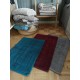 Miękki dywanik łazienkowy kwadraty 40x60 100% bawełna szary