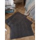 Dywanik łazienkowy bawełna 40x60 mata do prania warkocz ciemnoszary